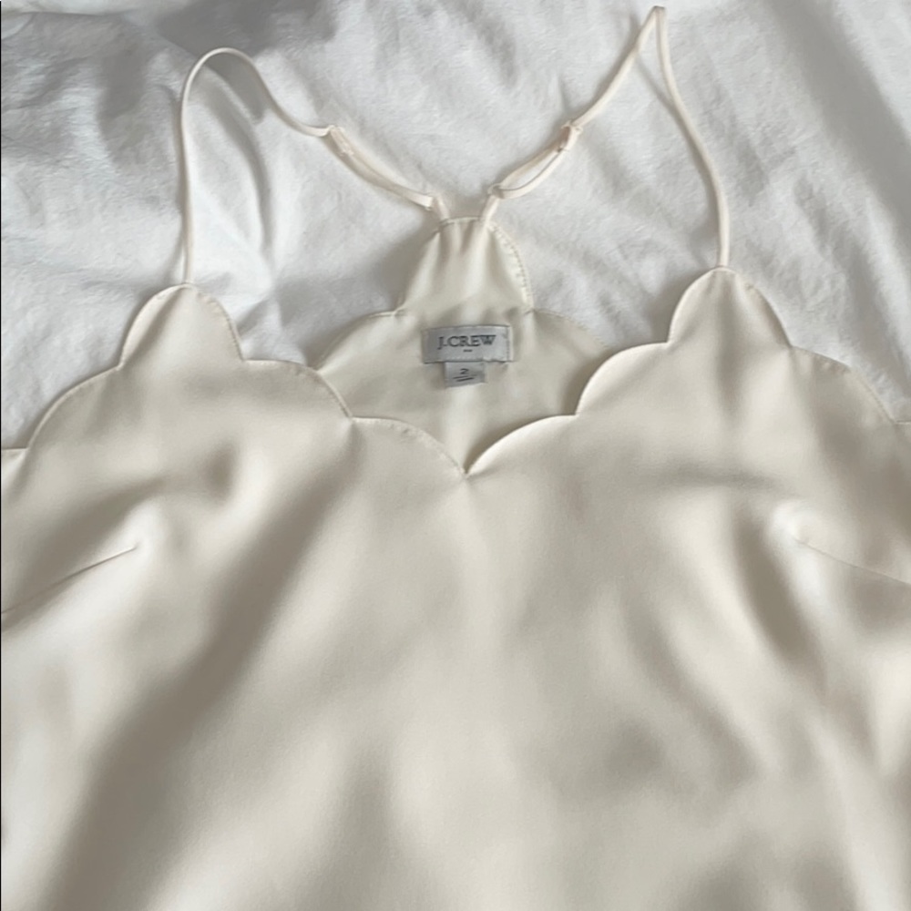 Cream J Crew Tank